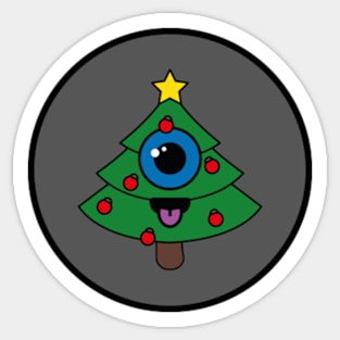 Tree Monstrosity • Merry Scary X-mas Sticker